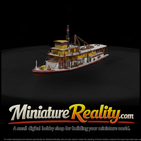 20260612 Paddlewheel Steamboat Model 83Dfa68C11