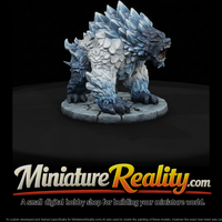 Glacier Bear Beast Scenegui A01 miniature, three-quarter view — thumbnail 1