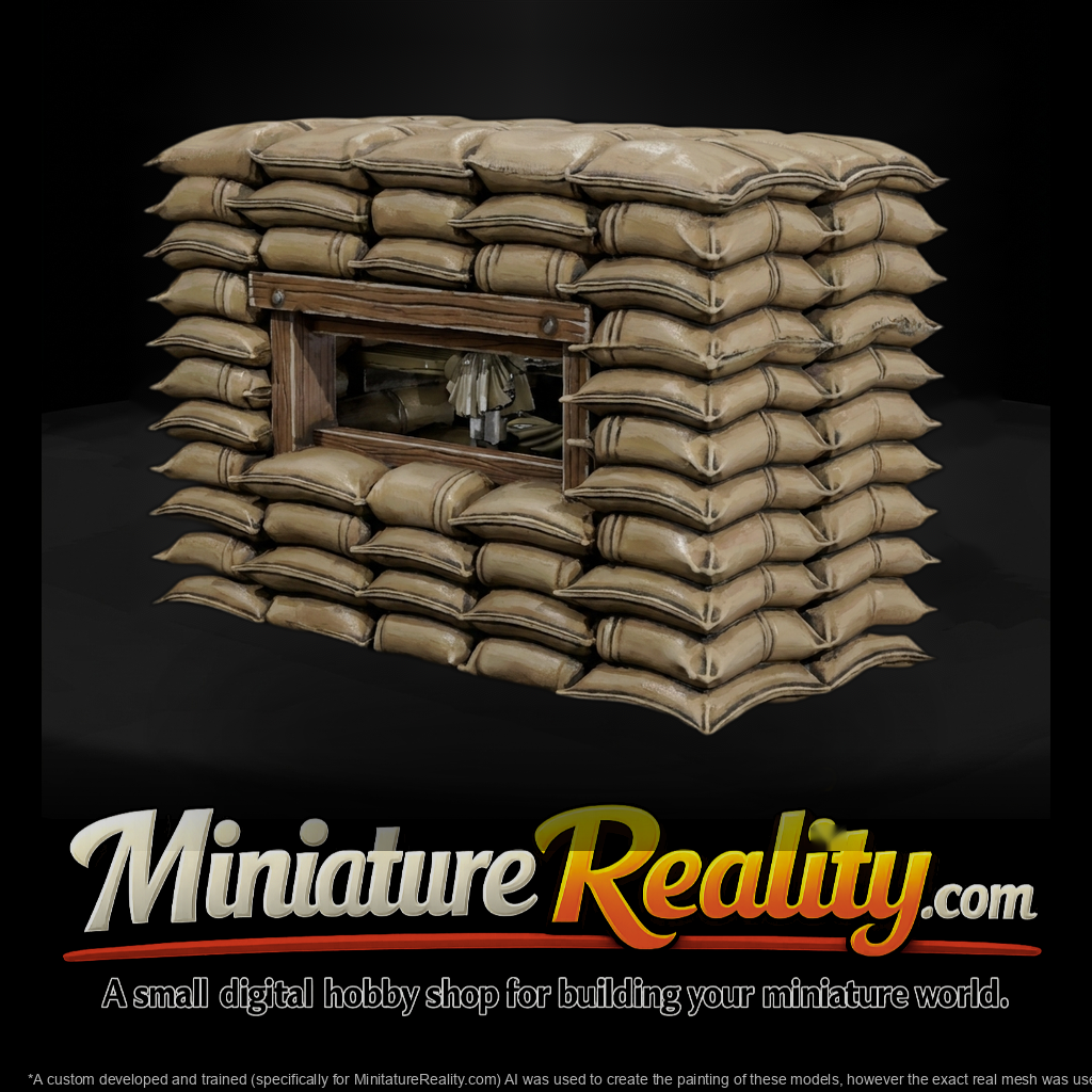 Sandbag Bunker Pillbox