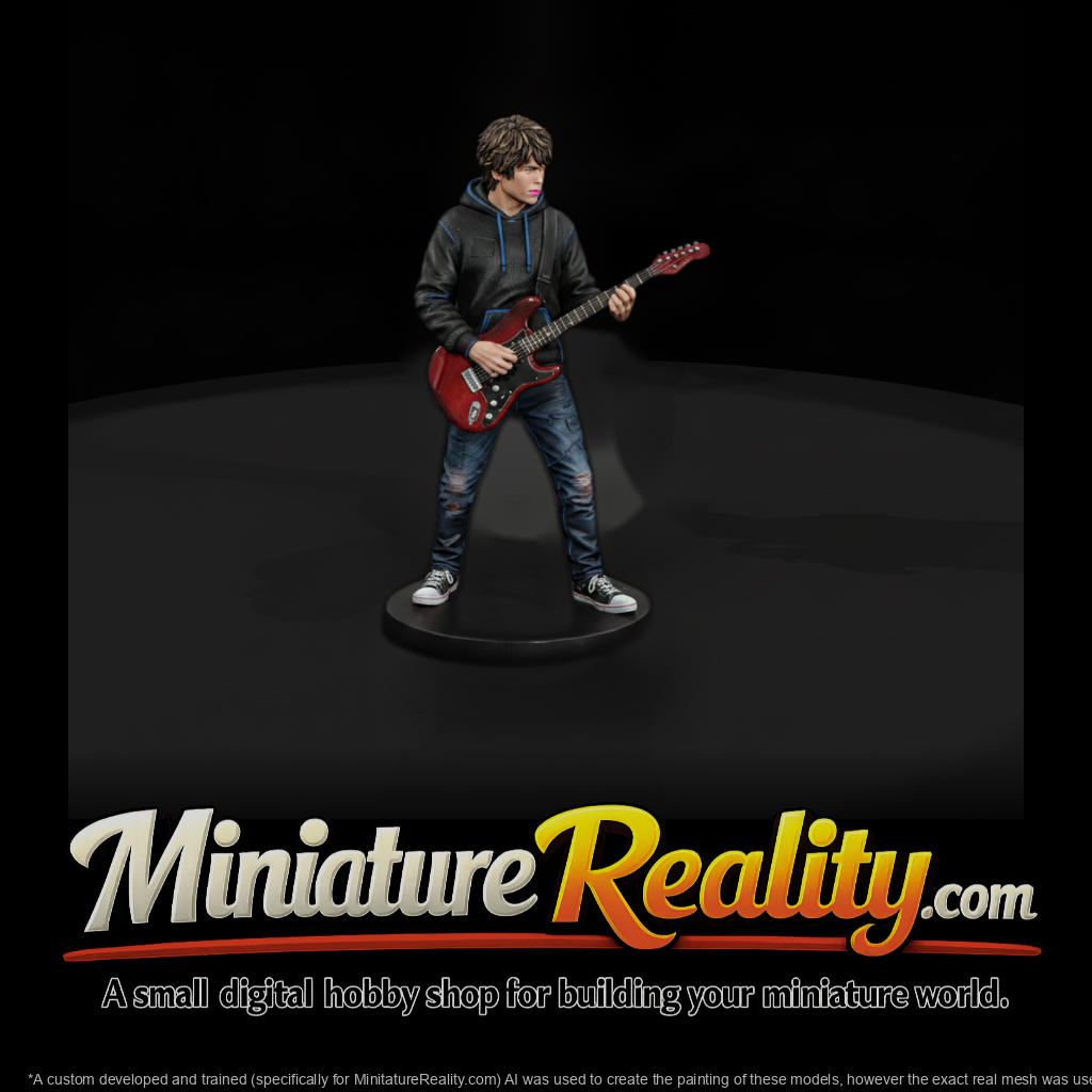 Poparc 0158 Garage Band Teen Guitarist