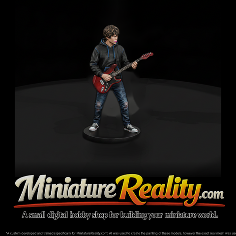 Poparc 0158 Garage Band Teen Guitarist