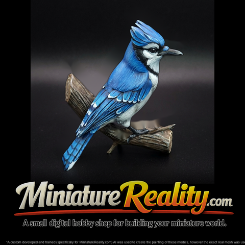 Stylized Blue Jay — Accent