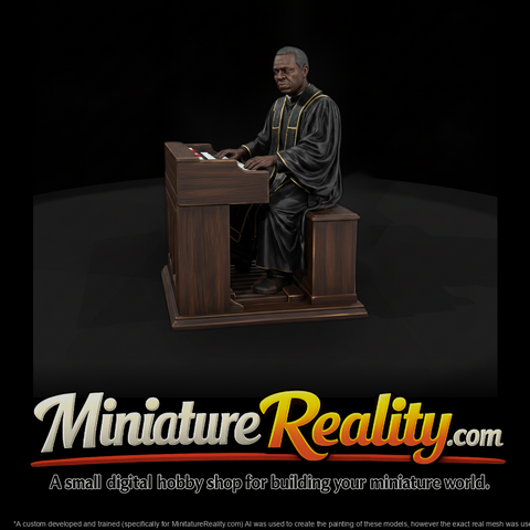 Gospel Organist at the Hammond Organ