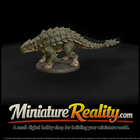 Armored Dinosaur with Club Tail