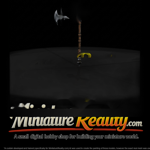 Stylized Medieval Poleaxe