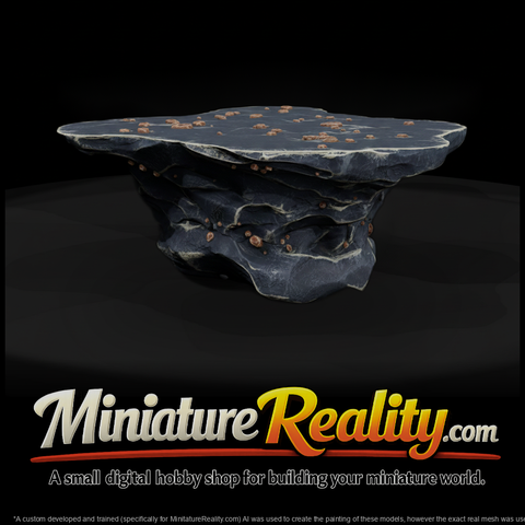 Weathered Floating Rock Platform ( Terrain Base)
