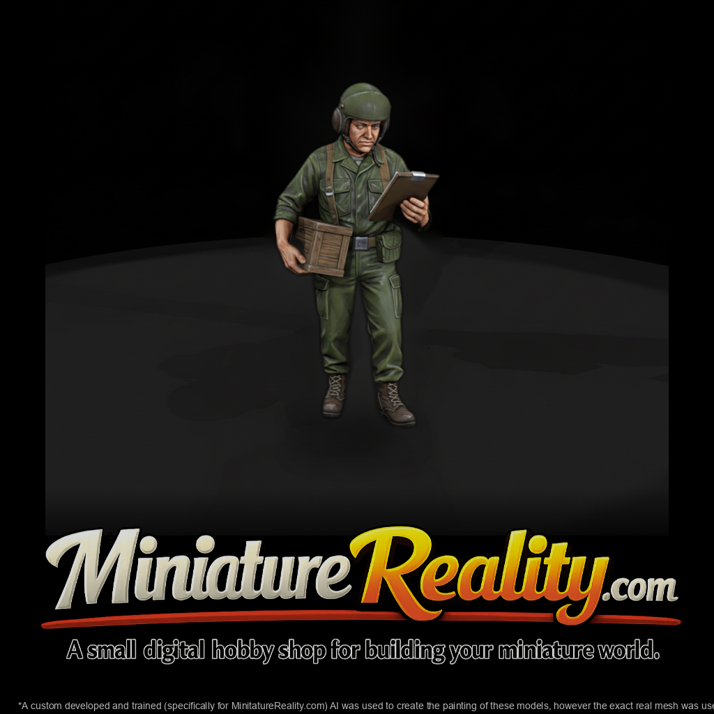 Vn Army 058 Vietnam U S Army Supply Clerk Figure