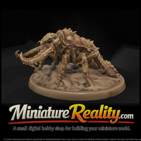 Sand Trap Antlion Beast miniature, three-quarter view — thumbnail 1