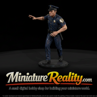 City Patrolman Holding Back a Crowd — thumbnail 1