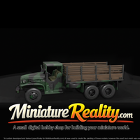 GMC 353 Open-Top Military Truck miniature, three-quarter view — thumbnail 4
