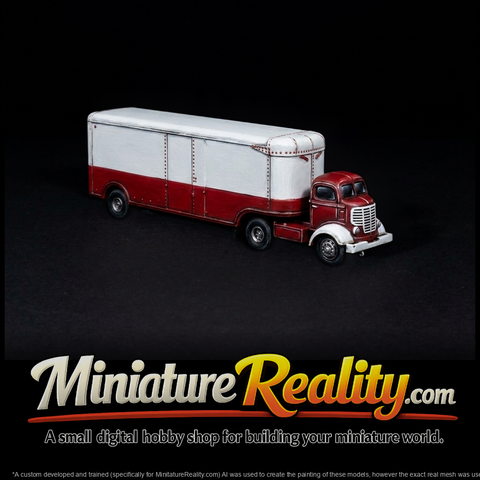 Vintage Cab-Over Box Truck — 1950s