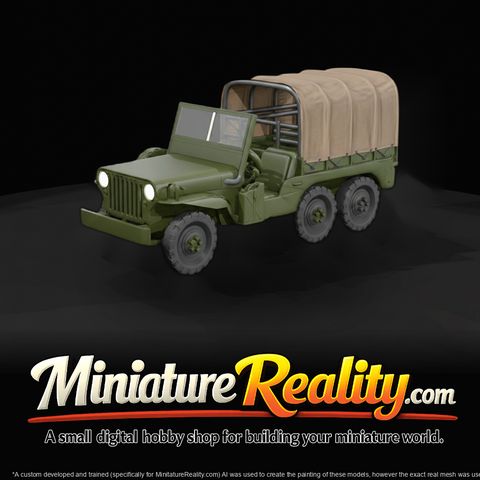 WWII Willys 6x6 Cargo Truck