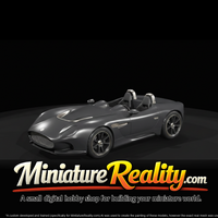 Maserati Zagato Mostro Barchetta miniature, three-quarter view — thumbnail 3