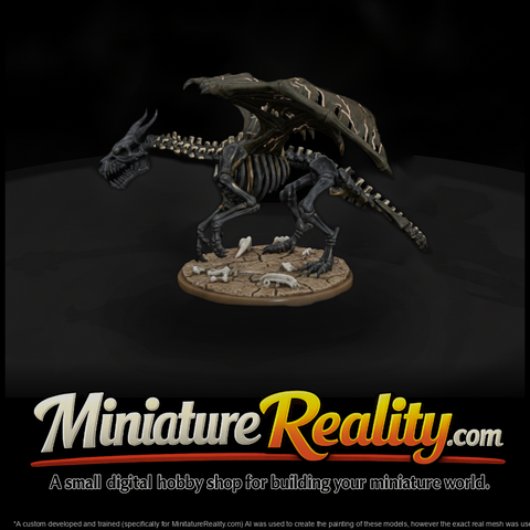 Creature Ash Bone Drake Skeleton