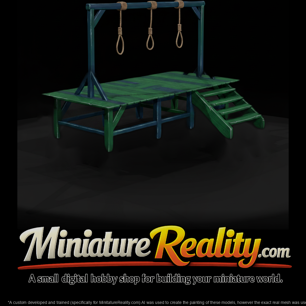 Old West Wooden Gallows