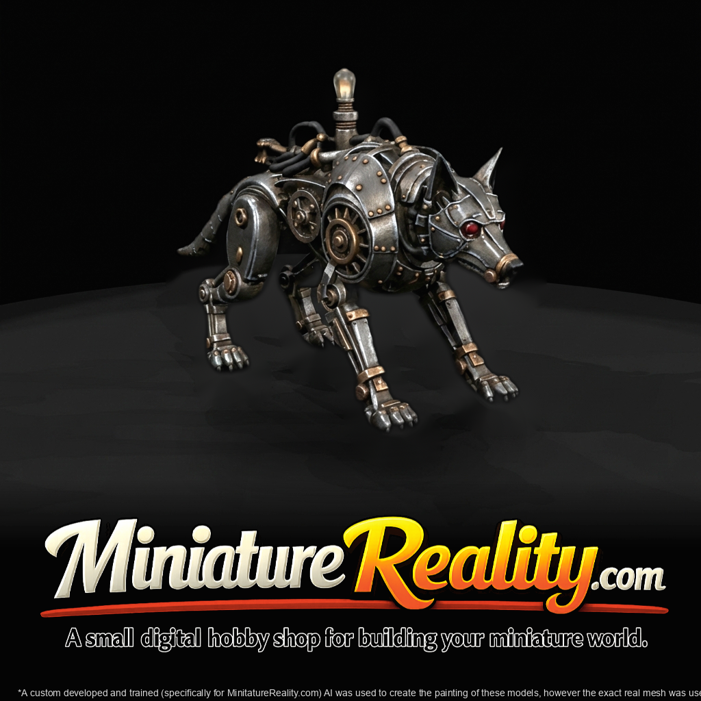 Nightmare Clockwork Creatures Clockwork Wolf