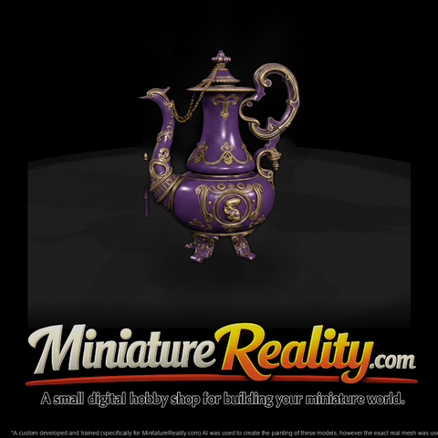 Baroque Ornate Teapot 2