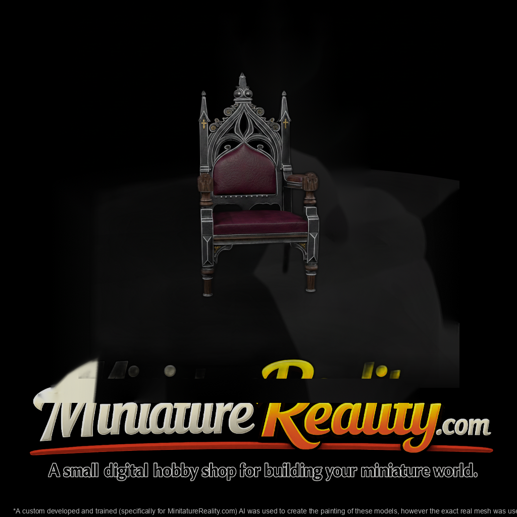Neo Gothic Throne Armchair 2