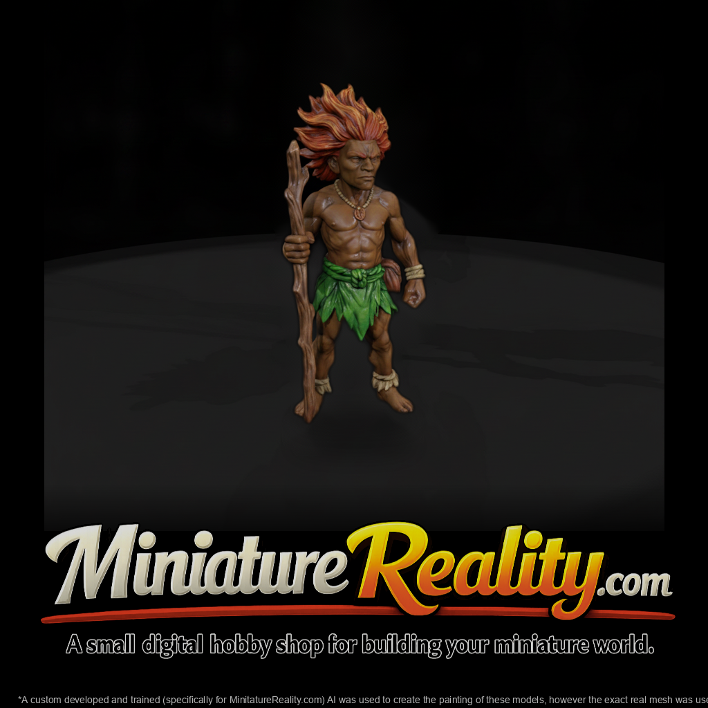Myth 0477 Mythology Curupira Miniature Figure