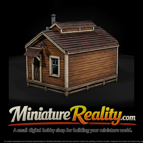 Stylized Low-Poly Rustic Cabin