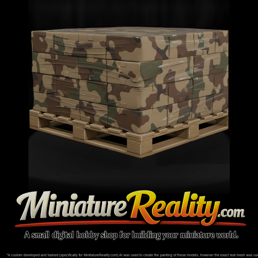 Mil 277 Modern Desert Mre Box Pallet