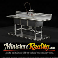 Three-Compartment Commercial Kitchen Sink — thumbnail 1