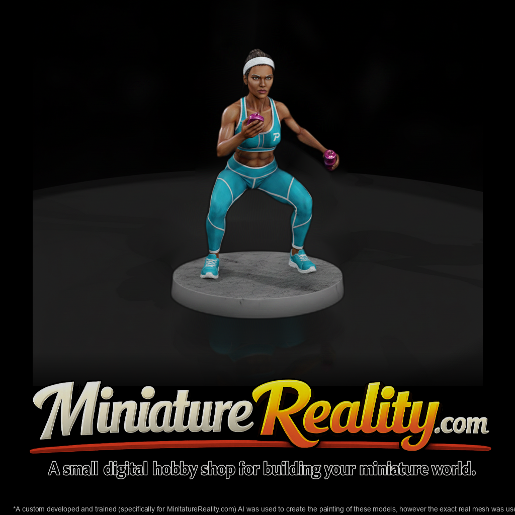 Poparc 0385 Fitness Video Instructor Alternate Pos
