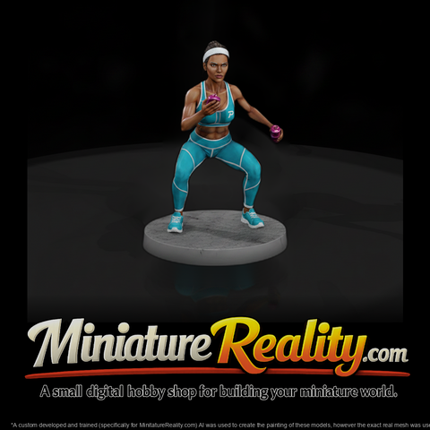 Poparc 0385 Fitness Video Instructor Alternate Pos