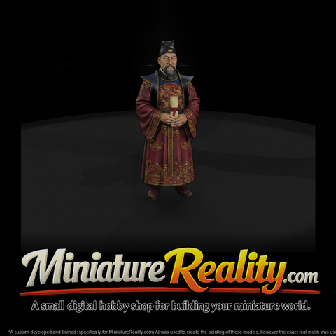 Hist 0109 Historical Zhu Yuanzhang Miniature Figur