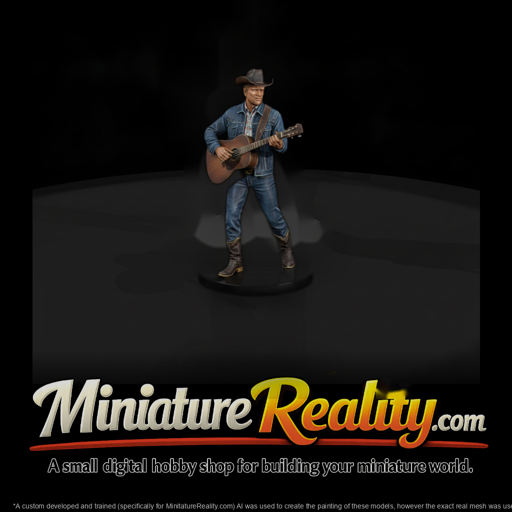 Poparc 0172 Country Road Guitarist Alternate Pose
