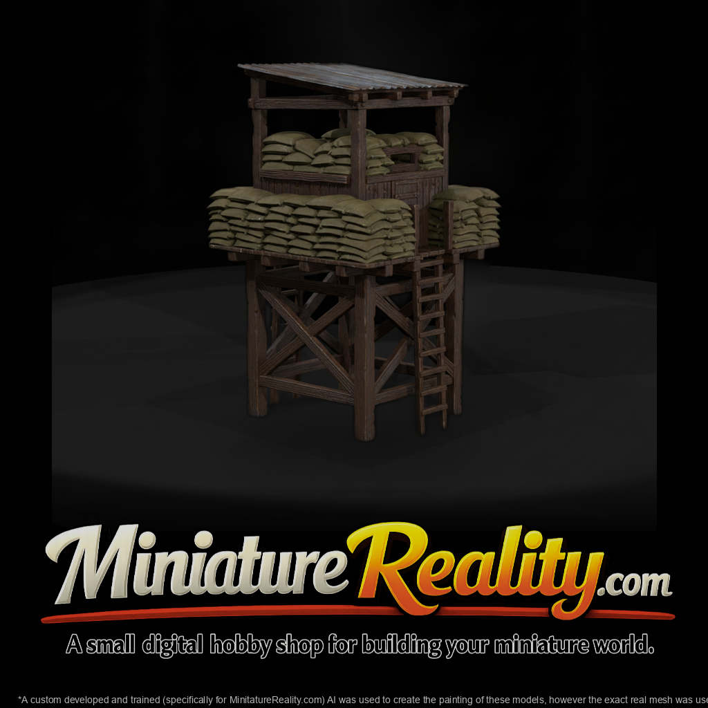 Mil 174 Vietnam Sandbag Sniper Tower