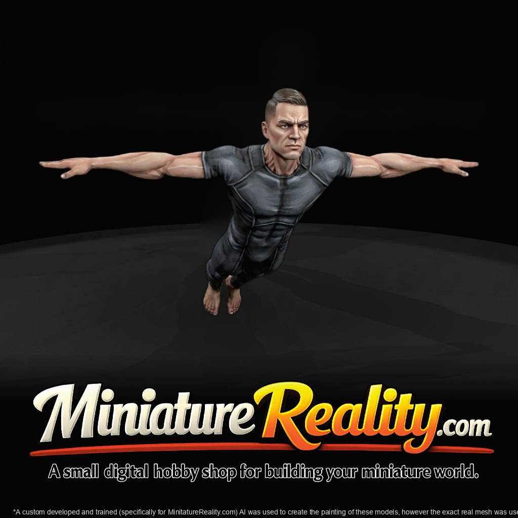 Male Pole Dancer — Dynamic Pose