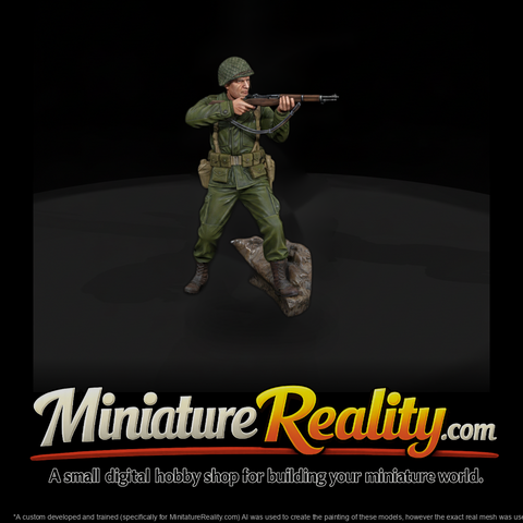 Ww2H 025 United States Paratrooper Bastogne