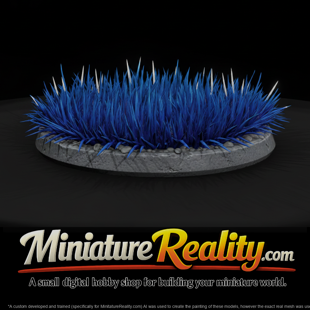 Blue Grass Tuft Scatter Base