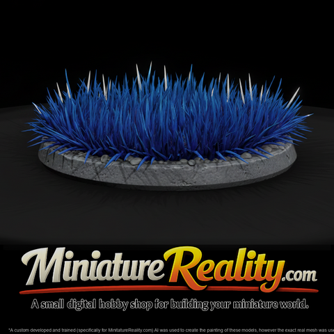 Blue Grass Tuft Scatter Base