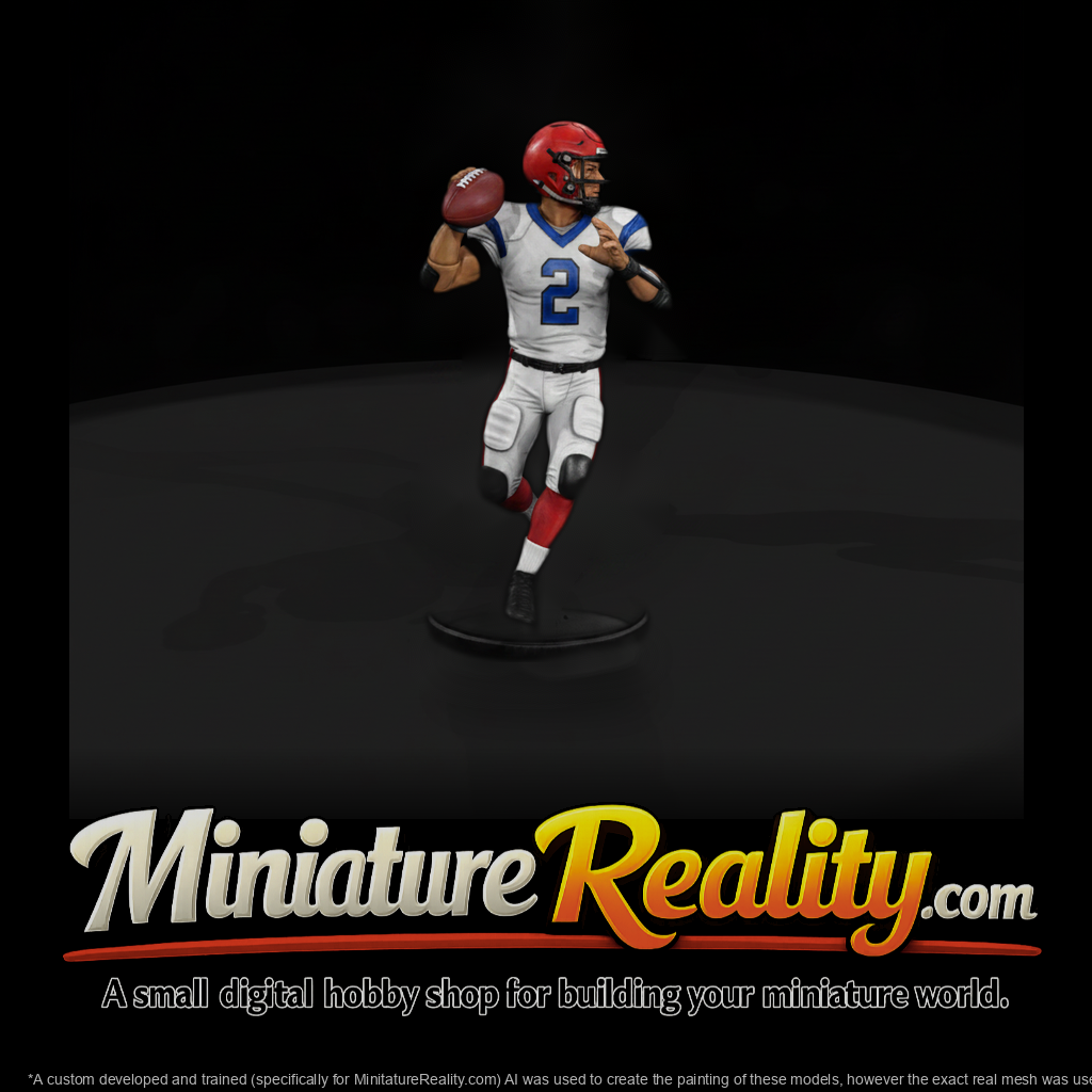 Poparc 0235 American Football Quarterback