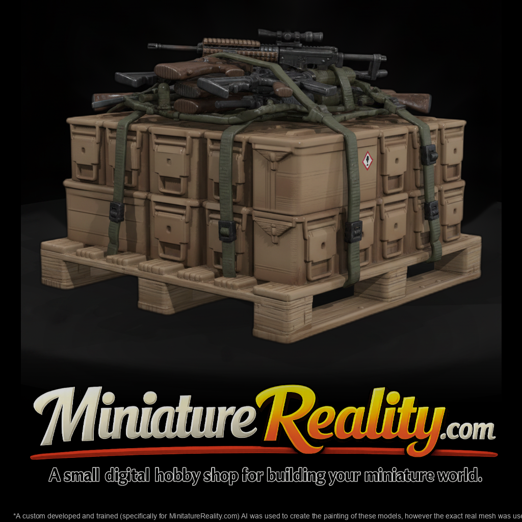 Mil 275 Modern Desert Ammo Container Cache