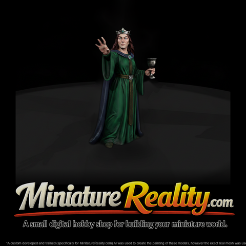Myth 0419 Mythology Morgan Le Fay Miniature Figure