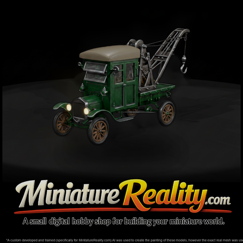 20260612 Antique Green Wrecker Truck C72D1D17Bb