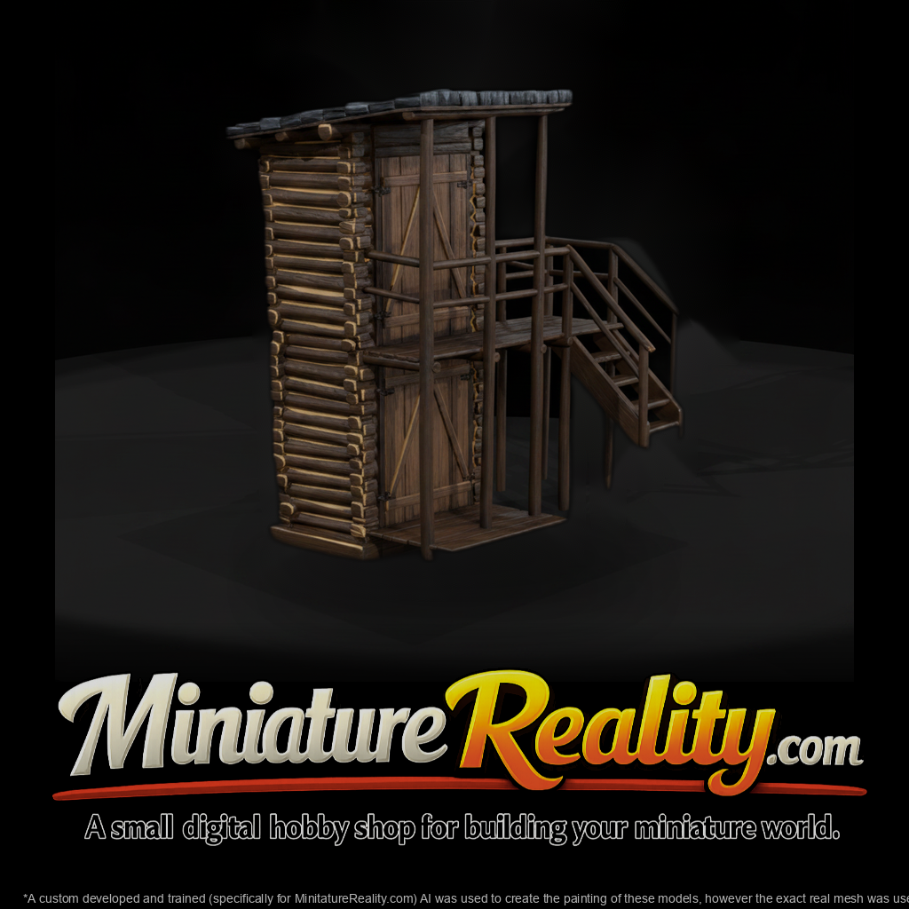 20260612 Tall Two Story Log Outhouse 6636888Ce7