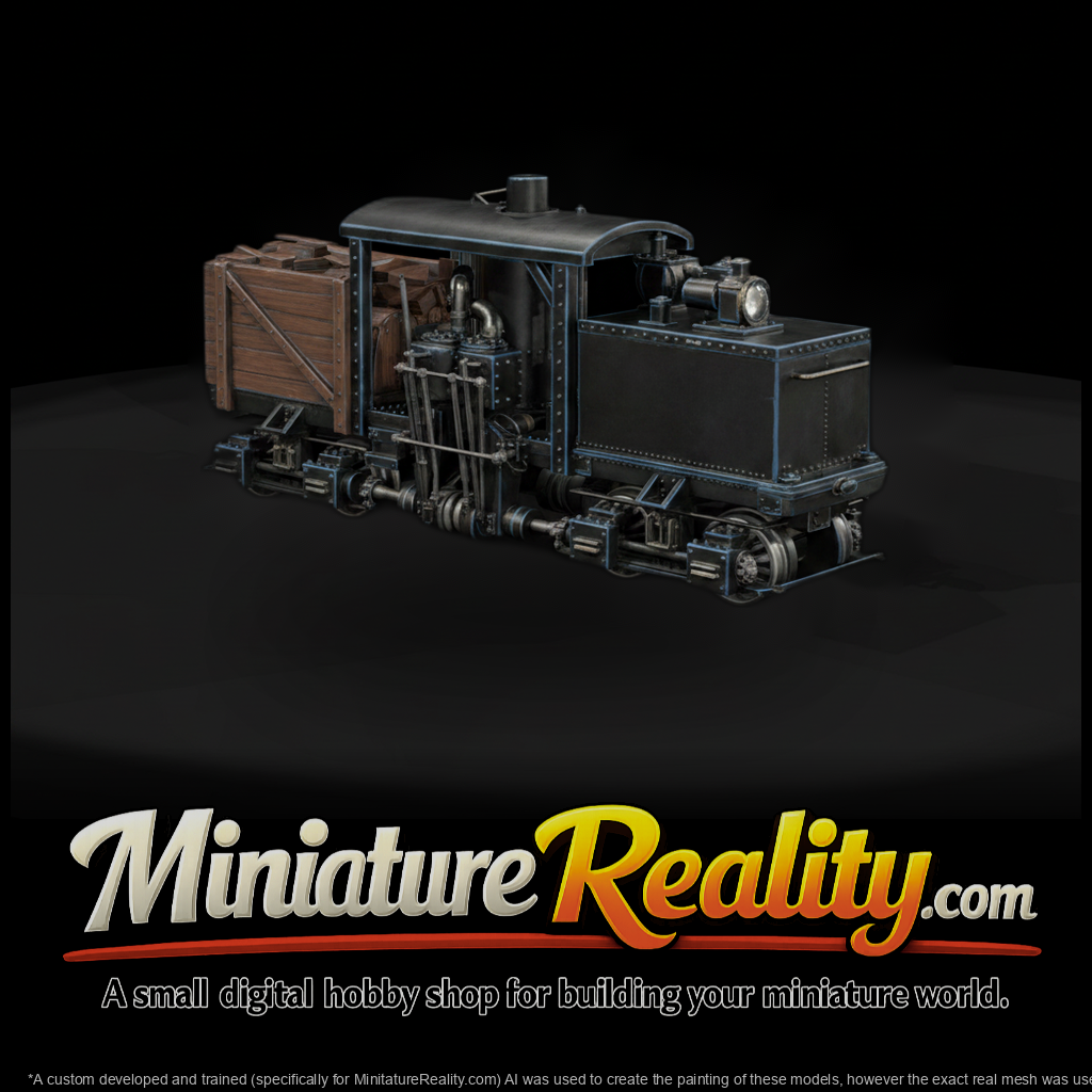Compact Early Steam Locomotive