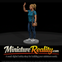 Waving Traveller with Shoulder Bag — thumbnail 1