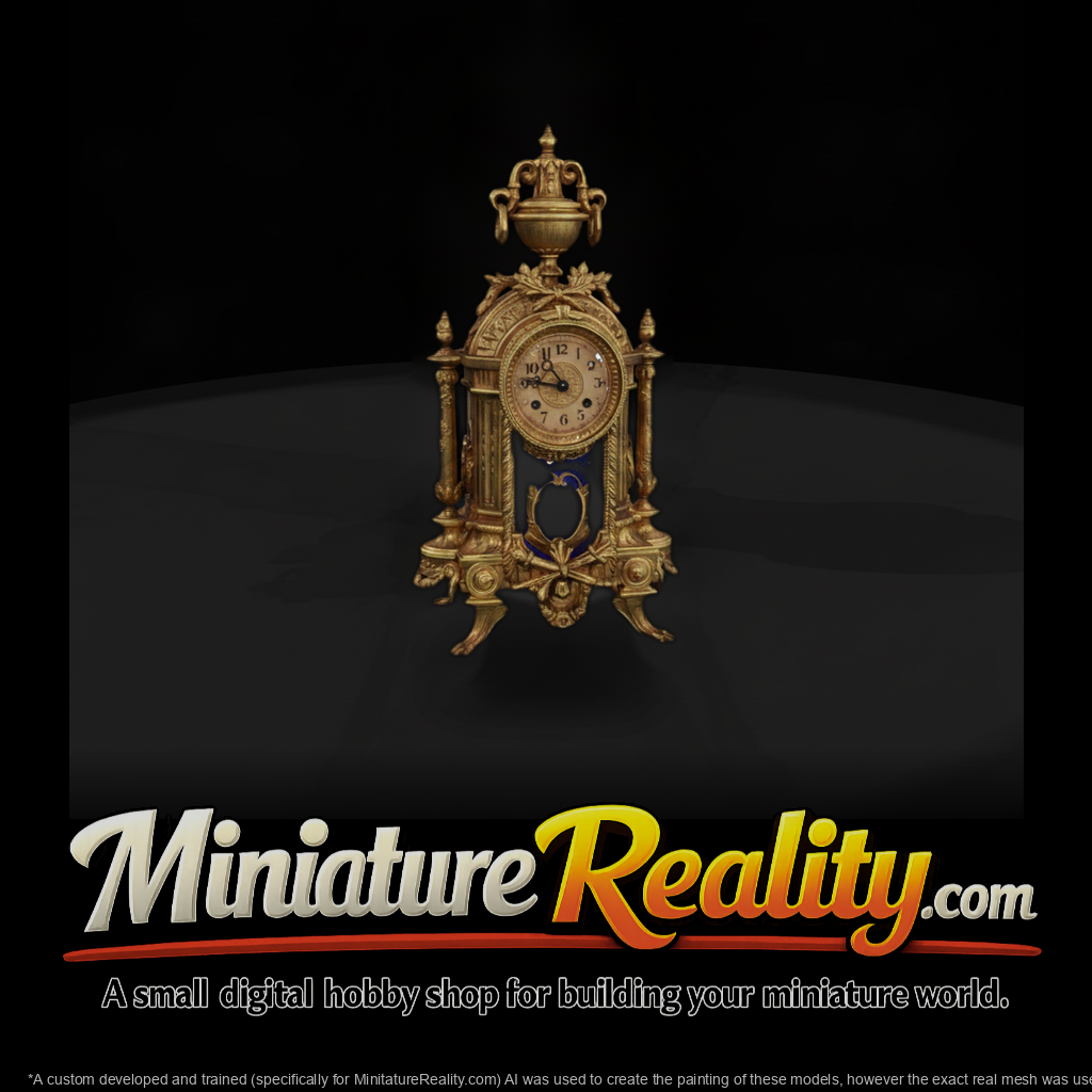 20260612 Gilded Enamel Mantel Clock 2Cd22007Af