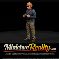 1990s Railroad Track Inspector Figure — thumbnail 1