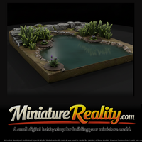 Marsh Pond Base with Reeds and Lilies — thumbnail 1