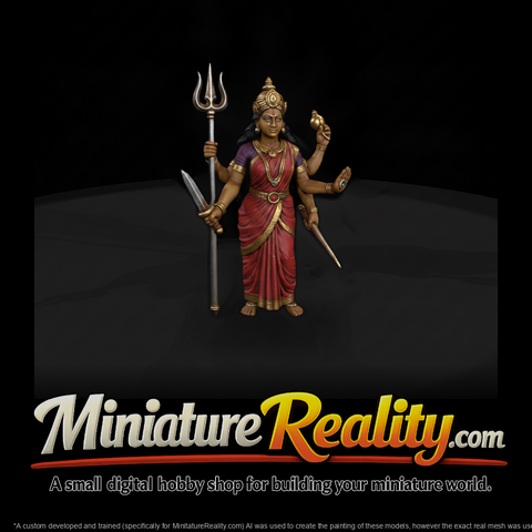 Myth 0438 Mythology Durga Miniature Figure