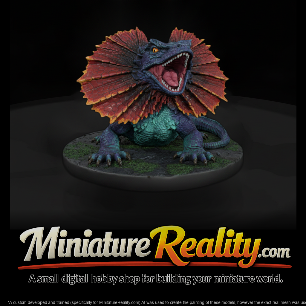 Hitem2 Frilled Reef Lizard