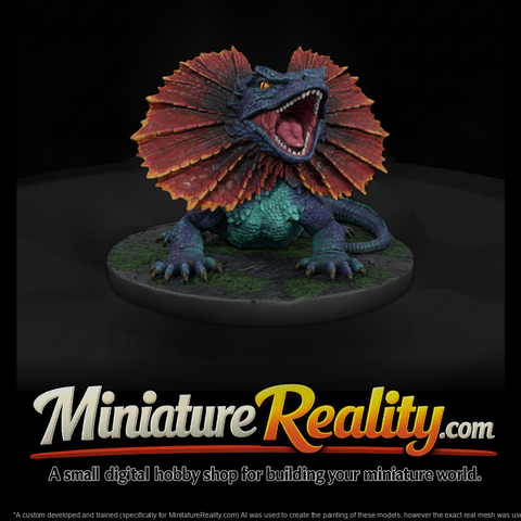 Hitem2 Frilled Reef Lizard