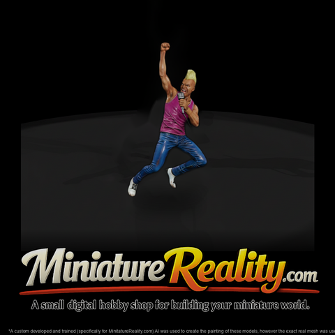 0190 Musician Rock Singer Jump