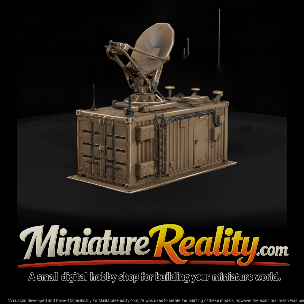 Mil 262 Modern Desert Satellite Comms Terminal